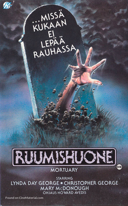 Mortuary - Finnish VHS movie cover