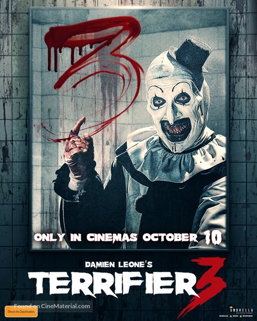 Terrifier 3 - Australian Movie Poster