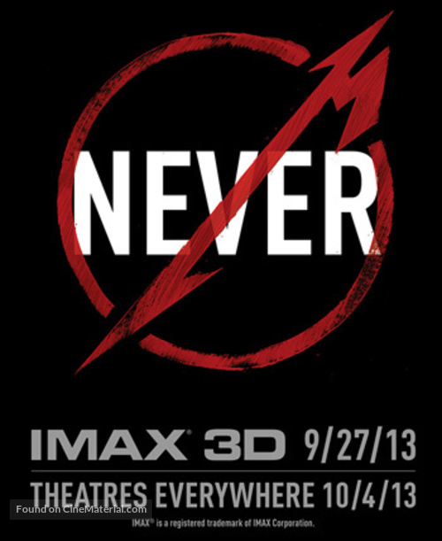 Metallica Through the Never - Movie Poster
