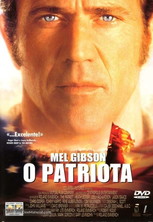 The Patriot - Portuguese DVD movie cover