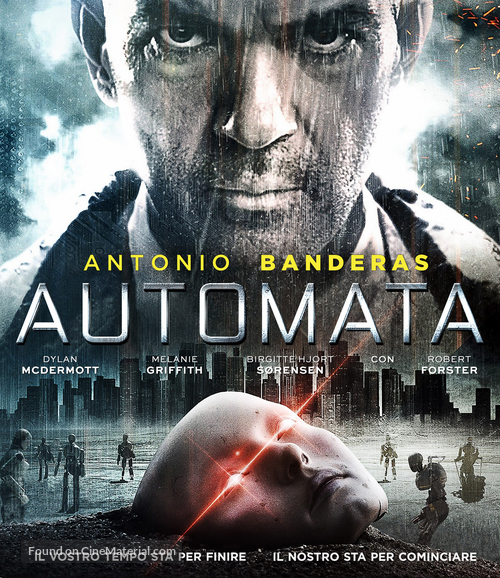 Aut&oacute;mata - Italian Blu-Ray movie cover