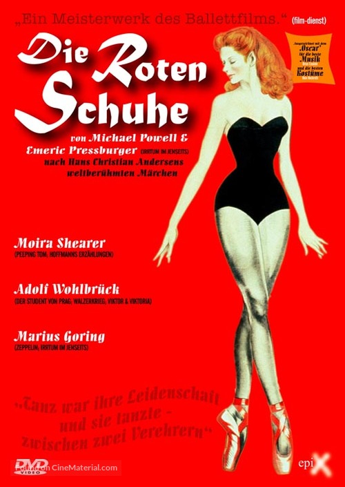 The Red Shoes - German DVD movie cover