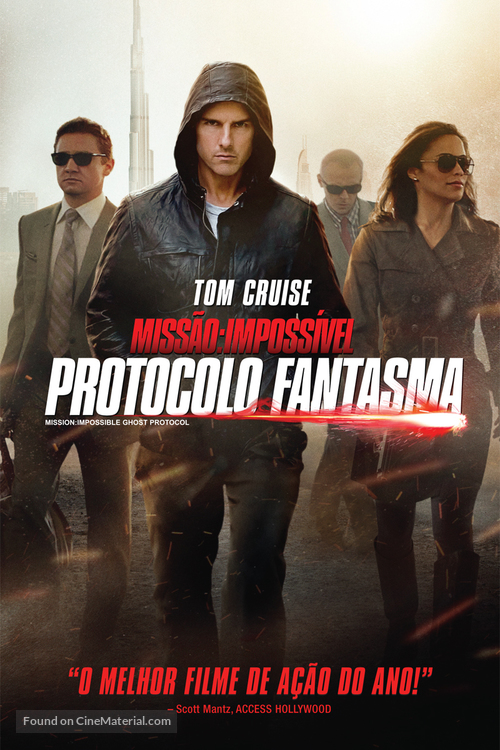 Mission: Impossible - Ghost Protocol - Brazilian DVD movie cover