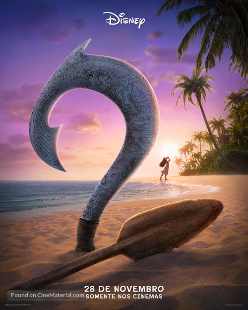 Moana 2 - Brazilian Movie Poster