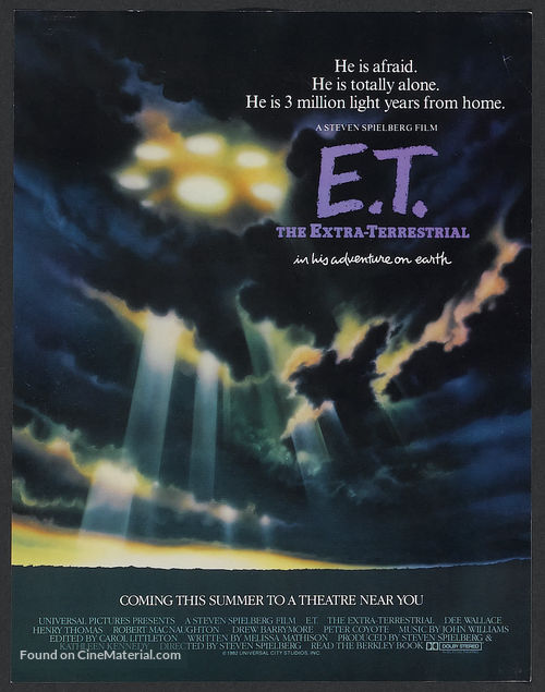 E.T. The Extra-Terrestrial - Movie Poster