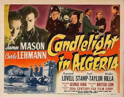 Candlelight in Algeria - Movie Poster
