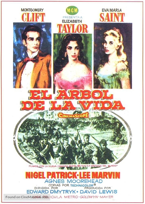 Raintree County - Spanish Movie Poster