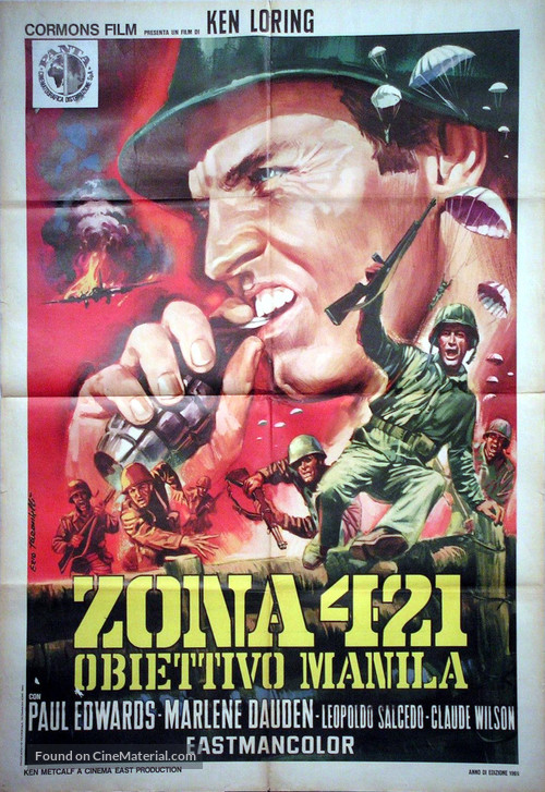 Combat Killers - Italian Movie Poster