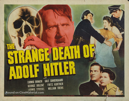 The Strange Death of Adolf Hitler - Movie Poster