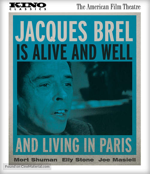 Jacques Brel Is Alive and Well and Living in Paris - Blu-Ray movie cover