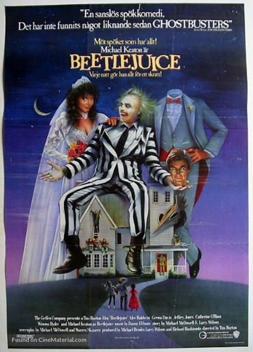 Beetle Juice - Swedish Movie Poster
