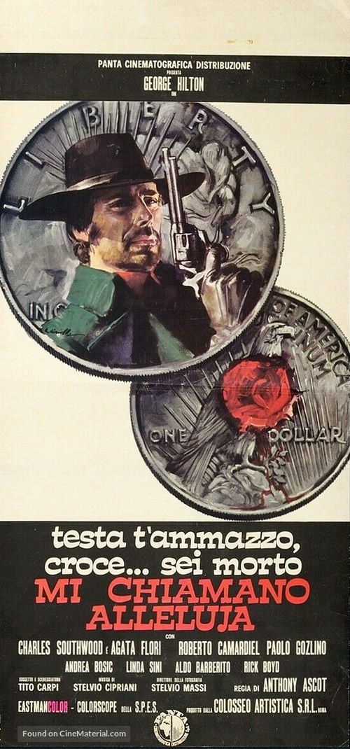 Testa t&#039;ammazzo, croce... sei morto... Mi chiamano Alleluja - Italian Movie Poster