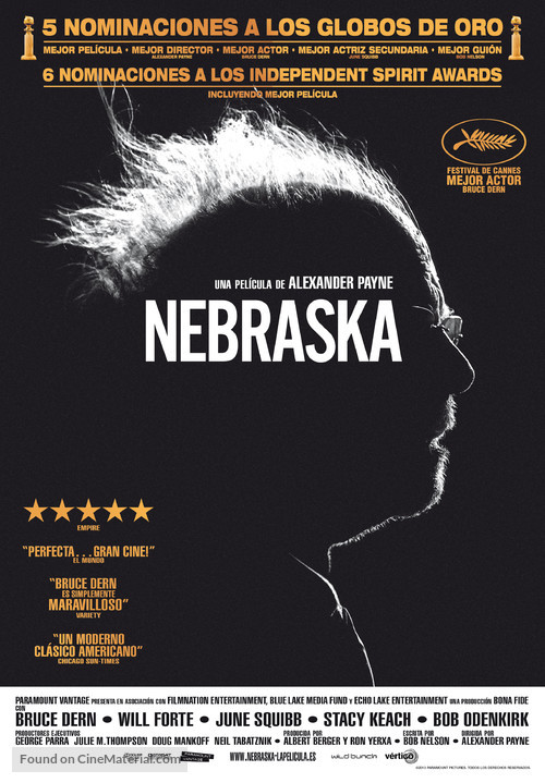 Nebraska - Spanish Movie Poster