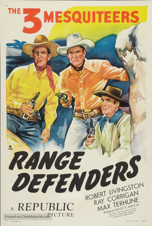 Range Defenders - Re-release movie poster