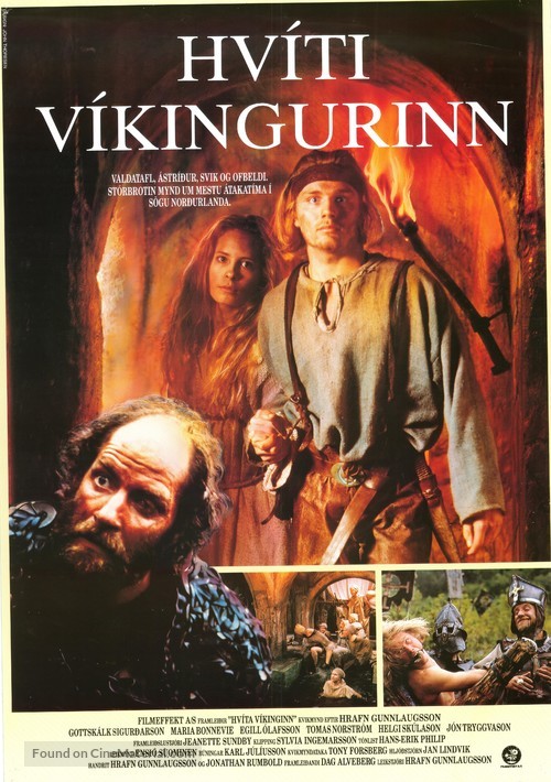 Hv&iacute;ti v&iacute;kingurinn - Icelandic Movie Poster