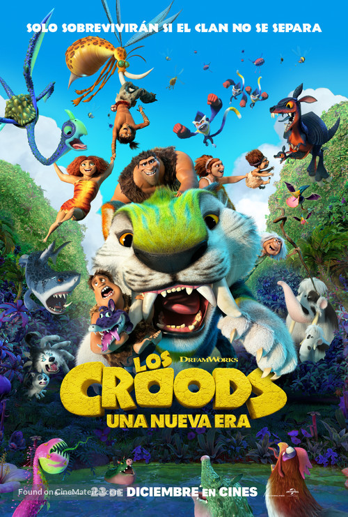 The Croods: A New Age - Spanish Movie Poster