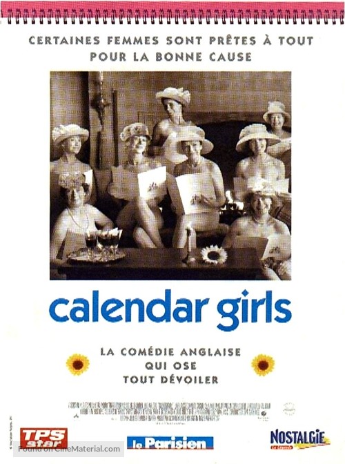 Calendar Girls - French Movie Poster