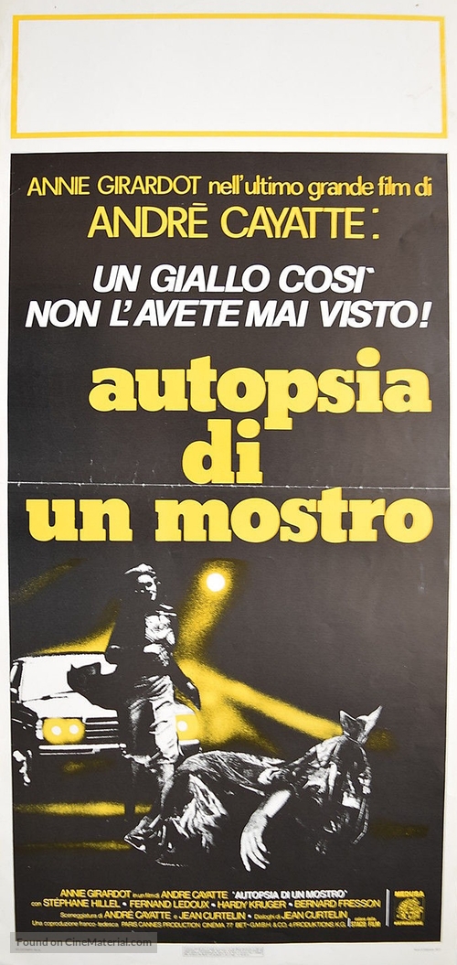 &Agrave; chacun son enfer - Italian Movie Poster