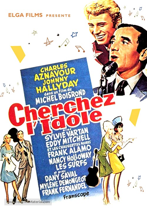 Cherchez l&#039;idole - Belgian Movie Poster