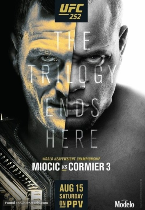 UFC 252: Miocic vs. Cormier 3 - Movie Poster