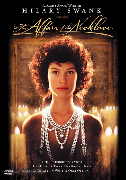 The Affair of the Necklace - DVD movie cover