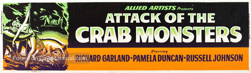 Attack of the Crab Monsters - Movie Poster