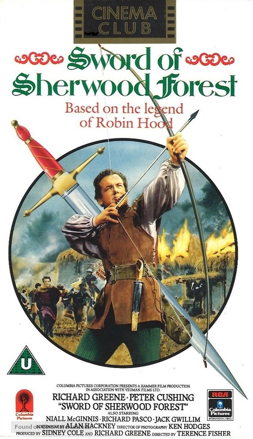 Sword of Sherwood Forest - VHS movie cover