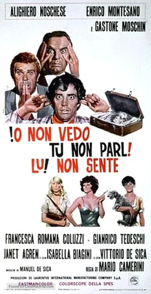 Io non vedo, tu non parli, lui non sente - Italian Movie Poster