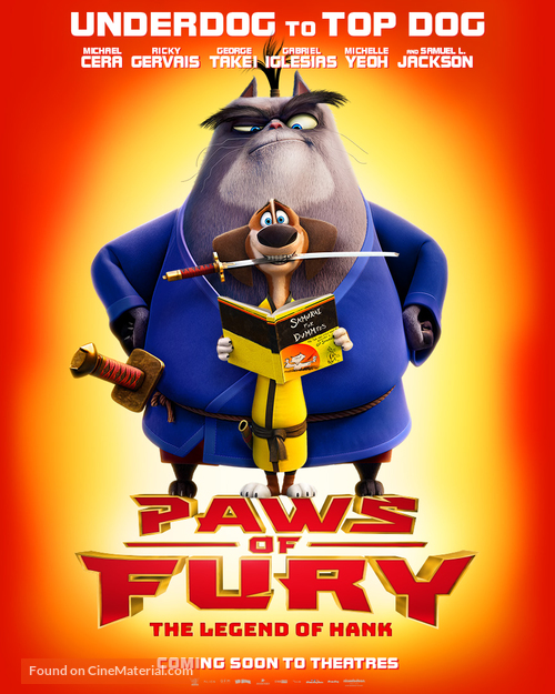 Paws of Fury: The Legend of Hank - British Movie Poster