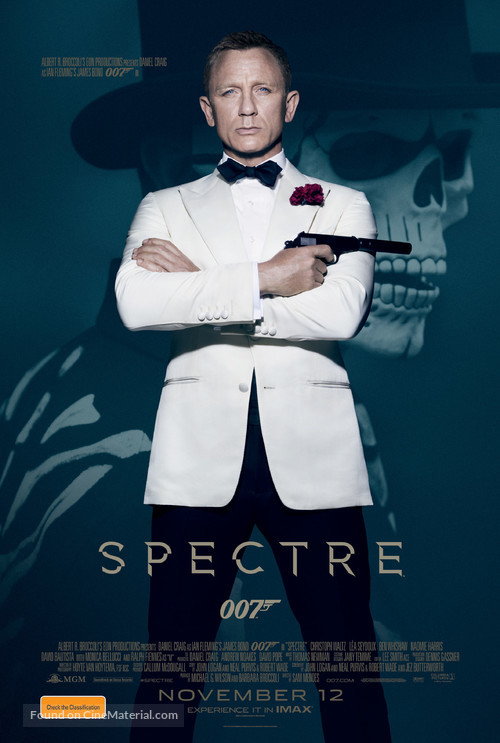 Spectre - Australian Movie Poster