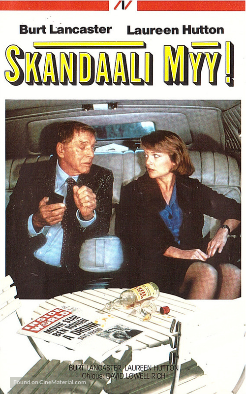 Scandal Sheet - Finnish VHS movie cover