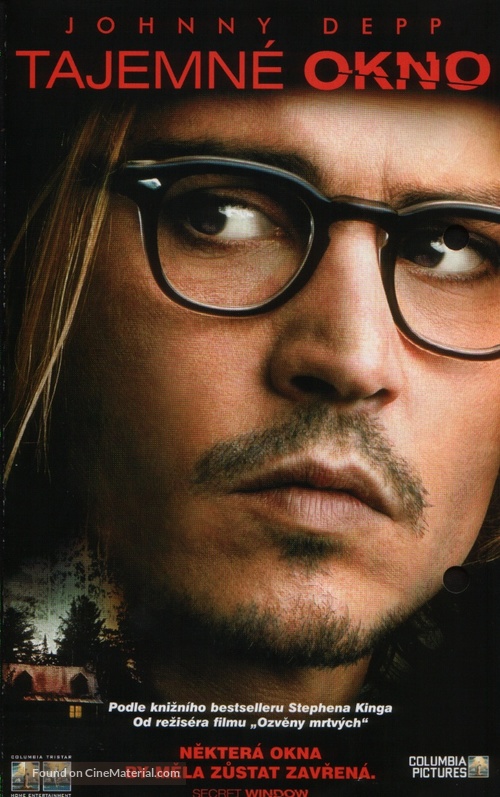 Secret Window - Czech DVD movie cover