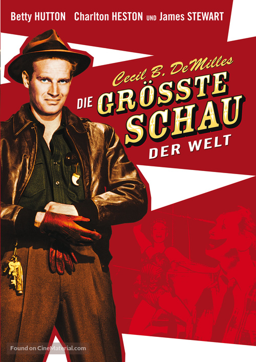 The Greatest Show on Earth - German DVD movie cover