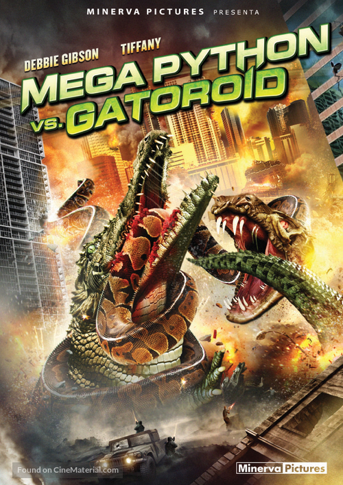 Mega Python vs. Gatoroid - Italian DVD movie cover