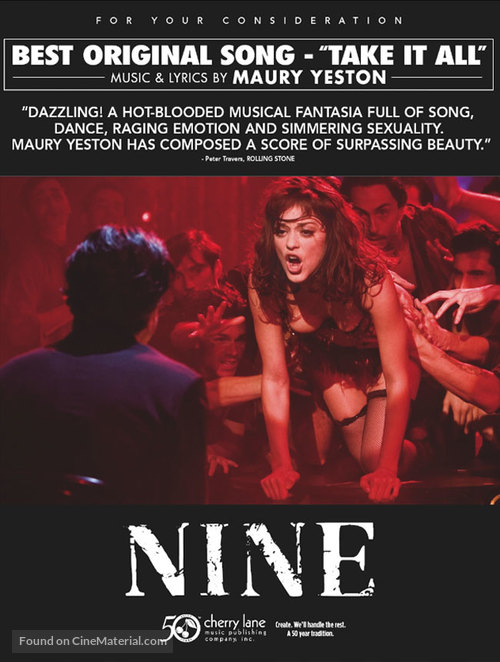 Nine - For your consideration movie poster