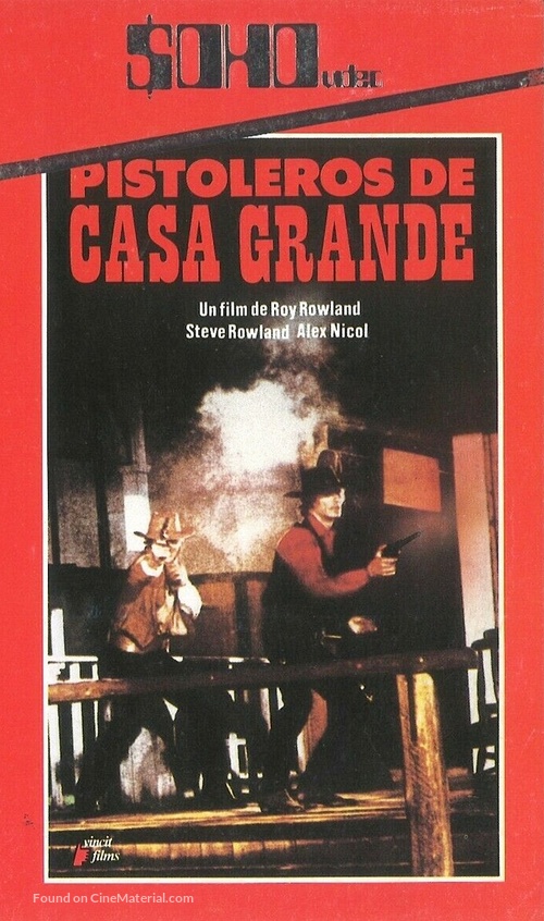 Gunfighters of Casa Grande - Spanish VHS movie cover