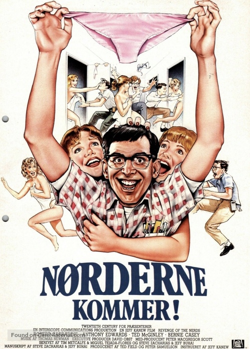 Revenge of the Nerds - Danish Movie Poster