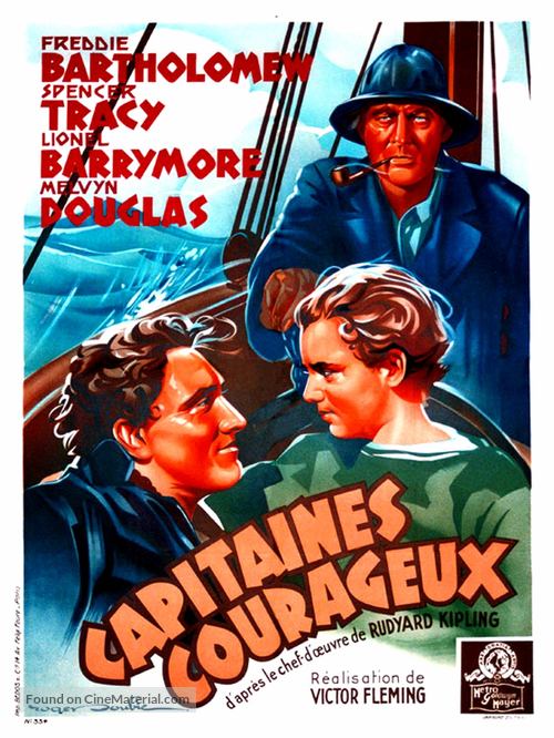 Captains Courageous - French Movie Poster