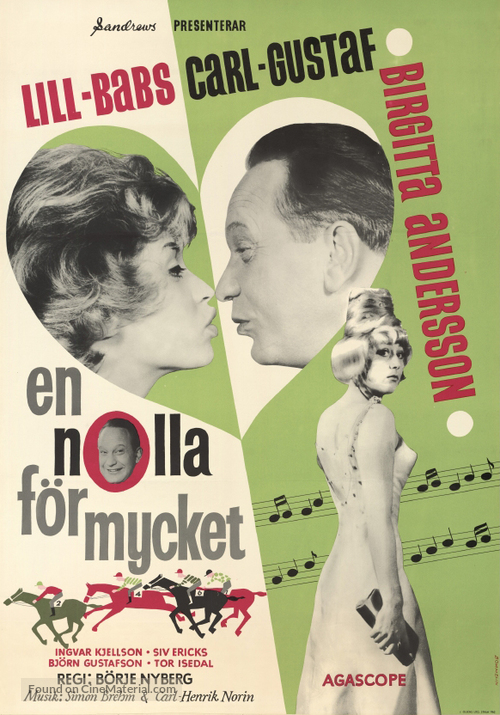 En nolla f&ouml;r mycket - Swedish Movie Poster