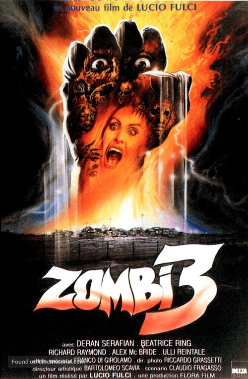 Zombi 3 - French VHS movie cover