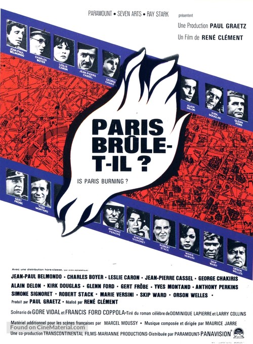 Paris br&ucirc;le-t-il? - French Movie Poster