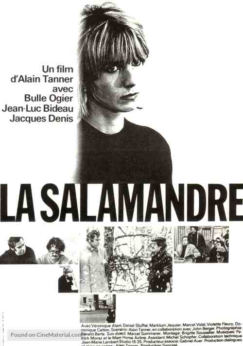 La salamandre - French Movie Poster