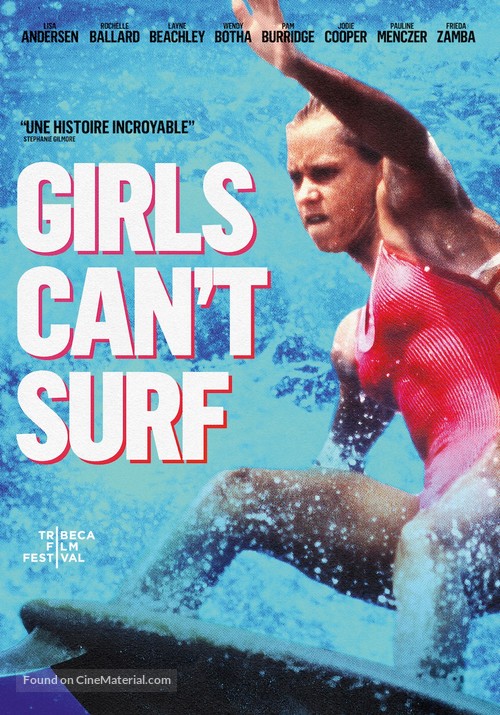 Girls Can&#039;t Surf - French Movie Poster