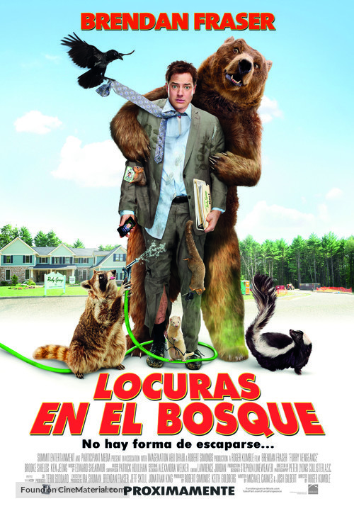 Furry Vengeance - Chilean Movie Poster