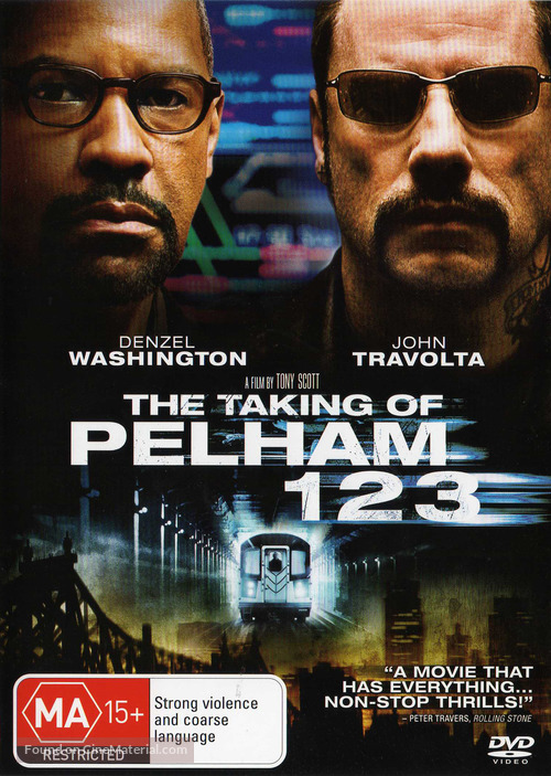 The Taking of Pelham 1 2 3 - Australian DVD movie cover