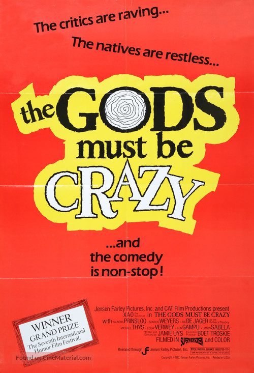 The Gods Must Be Crazy - Movie Poster