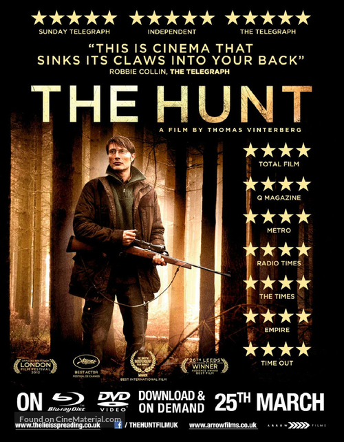 Jagten - British Video release movie poster