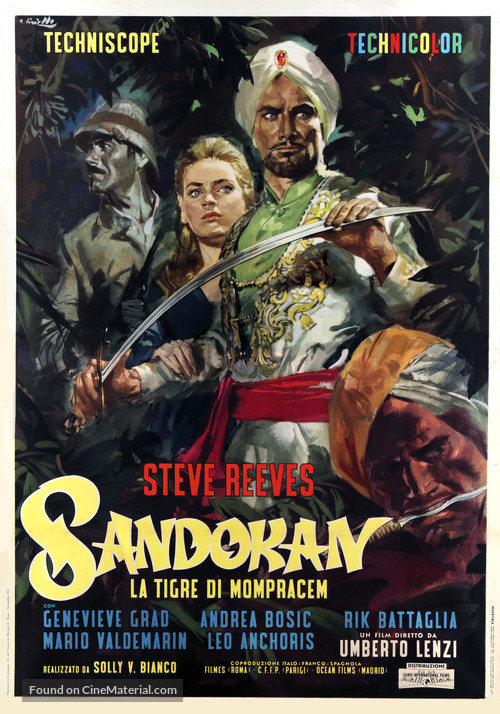 Sandokan, la tigre di Mompracem - Italian Movie Poster