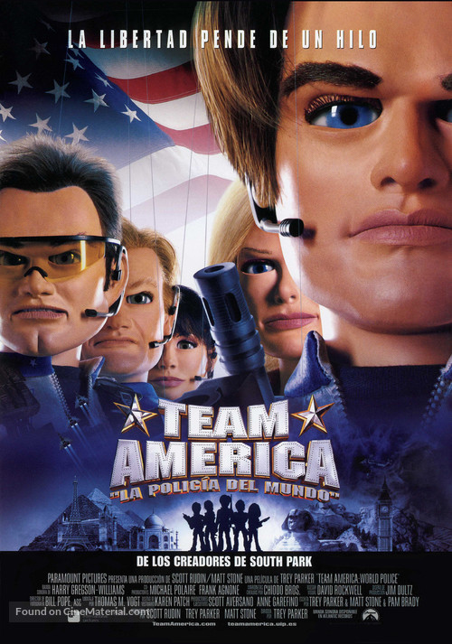 Team America: World Police - Spanish Movie Poster