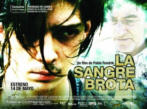 La sangre brota - Argentinian Movie Poster